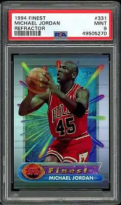 Michael Jordan Card 1994-95 Finest Refractors #331 PSA 9 • $1250