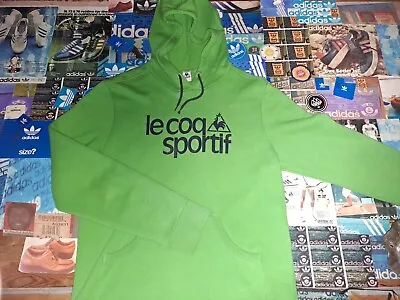 Vintage Recycled Le Coq Sportif Hooded Sweatshirt Hoodie L Ireland France Vgc • £19.99