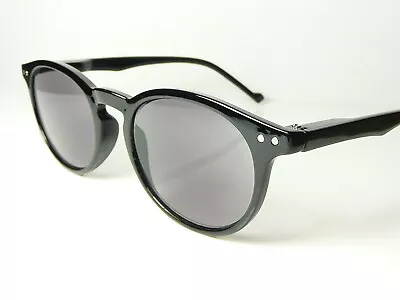 £10.95 • Buy  Mens Womens Round Black Tinted Reading Sunglasses Readers 