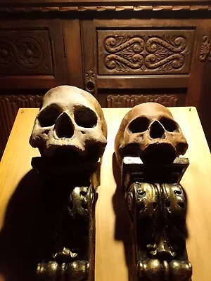 £24.99 • Buy UNIQUE COMMISSION GOTHIC SKULL CORBEL SHELF   Not Available Anywhere Else.