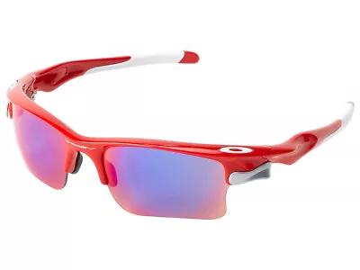 Oakley Fast Jacket XL Sunglasses OO9156-16 Infrared/+Red Iridium VR28 • $179.99