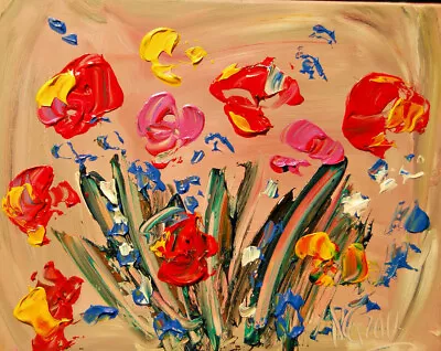 3D BOUQUET FUN ART MODERN ABSTRACT Painting  Stretched   G45GWE • $57.77