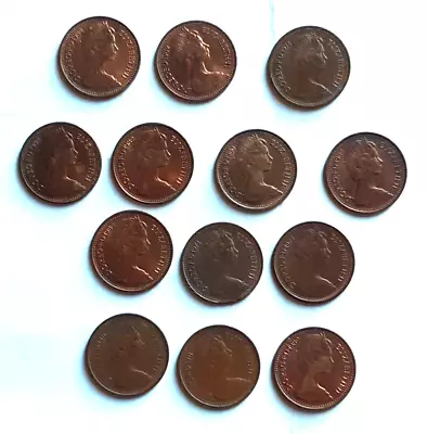 Half Pence Coins UK Decimal X 13 • £5