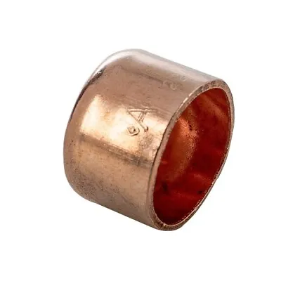 8mm / 10mm / 12mm / 15mm  End Feed Copper Fitting Stop End Cap • £0.99
