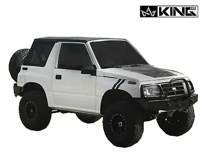 King 4WD PRM Replacement Soft Top Blk Dia Tinted Windows Suzuki Sidekick Tracker • $149.99