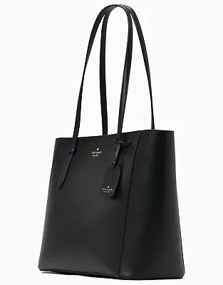 NWB Kate Spade Schuyler Black Saffiano Tote K7354 Bag Charm $359 Retail Gift Y • $123.99