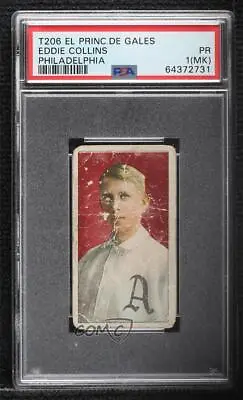 1909-11 T206 El Principe De Gales Back Eddie Collins PSA 1 HOF • $555.80