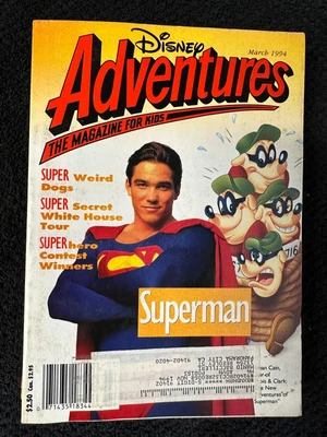 $12.74 • Buy Disney Adventures Magazine March 1994 Dean Cain Of The Adventures Of Superman
