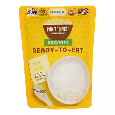 Miracle Noodle - Ready To Eat Meal Rice Style - Case Of 6 - 7 Oz. • $47.99