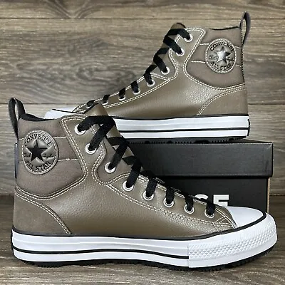 Converse Men's Chuck Taylor All Star Berkshire Brown Fleece Lined Sneaker Boots • $79.95