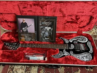 Ibanez JS1BKP Joe Satriani Signature Model Electric Guitar With Hard Case • $3599.99