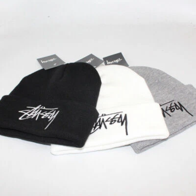 £10.97 • Buy Winter Stussy Basic Cuff Beanie Hat Brand New Woman Men