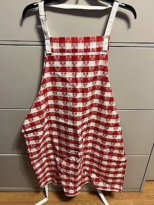 Disney Mickey Mouse Kitchen Apron Red & White • $2