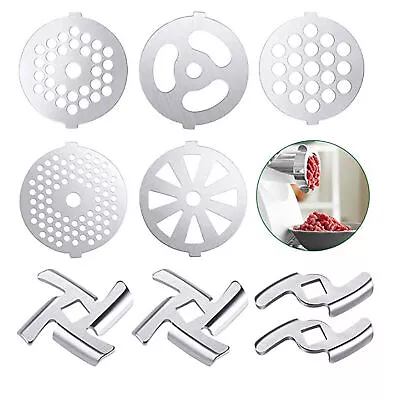 5# Stainless Steel Mincer Hole Plates Shredder Disc Blades For Home Meat Grinder • £4.03