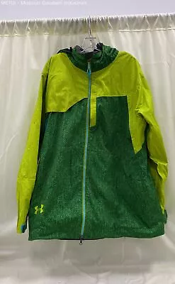 Under Armour Green Full Zip Hooded Snowpocalypse Ski/Snowboard Jacket - Size XL • $14.99