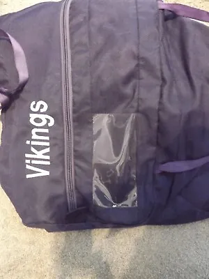 Minnesota Vikings Game Used/Worn NFL Football Equipment Bag • $75