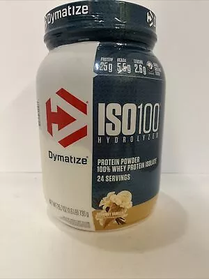 Dymatize ISO 100 Hydrolyzed Protein Powder Gourmet Vanilla 24 Servings 25.7 Oz • $29.95