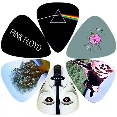 Licensed PINK FLOYD 6 Pack Guitar Picks Assorted Designs Brand New • $13.99