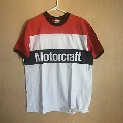 Motorcraft Vintage Single Stitch Colorblock Size XL Ringer T-Shirt + A 2nd Shirt • $44.79