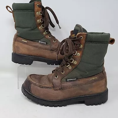 Womens Vintage Browning Boots Waterproof Goretex Brown Leather Size 8 • $48.23