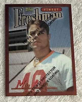 1996 Finest #335 MIKE ALSTOTT  Freshman  Rookie Card  Tampa Bay  W/coating • $0.99