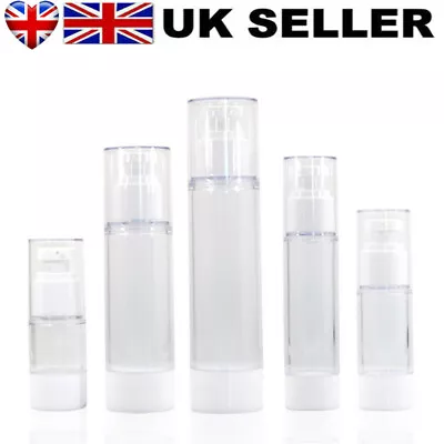 £4.15 • Buy Empty Vacuum Pump Bottle Plastic Airless Lotion Shampoo Cosmetics Container