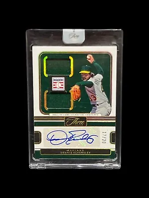 Dennis Eckersley Oakland A's 2023 Panini Three Two Hall Of Fame Jersey Auto /20 • $41.97