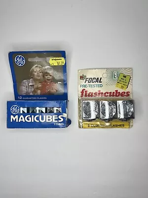 General Electric Magic Cubes - One Pack And Kmart Focal Flash Cubes READ • $10.20