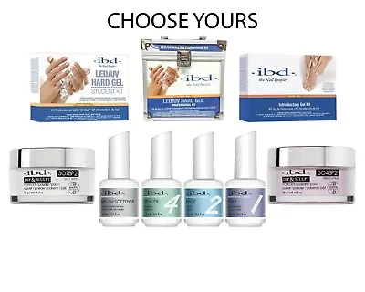 IBD LED UV HARD GEL Studen Or Professional Kit/Prep/Base/Sealer - CHOOSE YOURS • $11.26