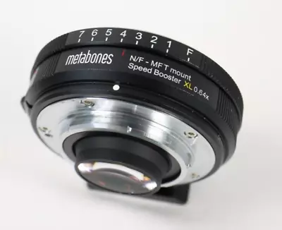 Metabones NF - MFT Mount Speed Booster XL 0.64x Lens Adapter -Nikon To Micro 4/3 • $274.99