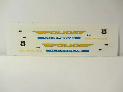 Res1Cue Customs - City Of Westland  Police  Michigan   1:43 Scale  (119) • $2.50