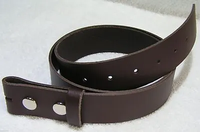Heavy Duty Leather  Belt 1  -2.5cm Wide One Piece Leather • $14.99