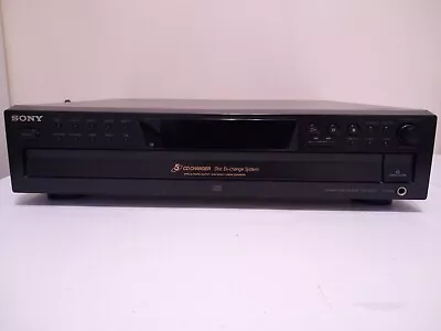 Sony CDP-CE375 5 Disc CD Player Parts Or Repair Not Working Carousel Won't Stop • $20