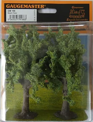 £9.75 • Buy Gaugemaster GM188 Beech Trees X 2 - (12cm Tall) 00/HO Gauge Model Rail