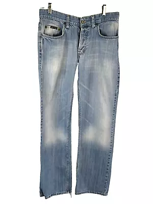 Dolce & Gabbana D&G Men's Denim Distressed Button Fly Jeans Ittierre Size 32 • $99.95