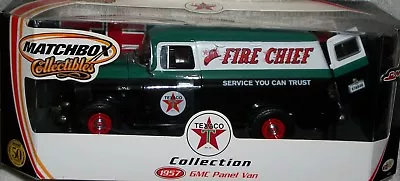 Matchbox GMC Panel Van Texaco Fire Chief Xmas Oil Gas Station Rare Collectible • $75