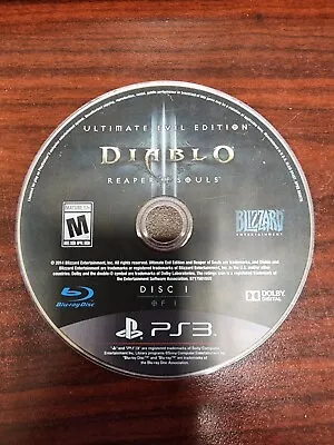Diablo Reaper Of Souls Ultimate Evil Ed (PlayStation 3 PS3) DISC ONLY #A3123 • $7.95
