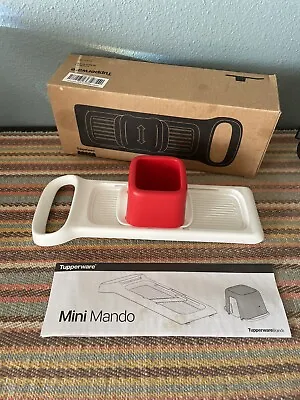 Tupperware Mini Speedy Mando Mandoline Compact Food Slicer • $16.99
