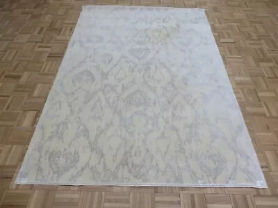 5'3 X 7'5 Machine Made Wool & Silk Ikat Nourison Oriental Rug G183 • $449