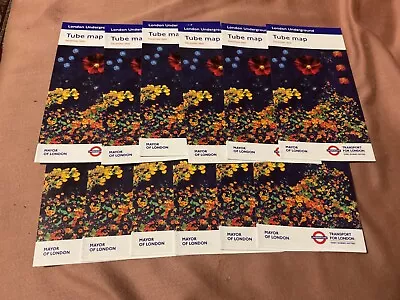 L@@k ********Twelve  London Underground      December 2023     Tube Map********* • £2.99