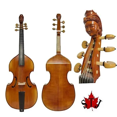  SONG Maestro 6 Strings 27  Viola Da GambaCarving Woman Scroll Tenor Gamba • $1169.10