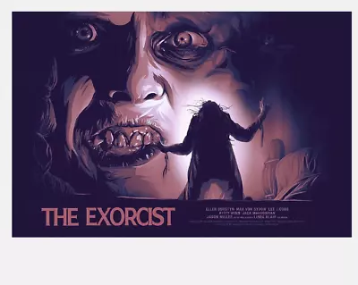 The Exorcist Horror Movie Malone Regular Variant Poster Giclee Print 36x24 Mondo • $123.99