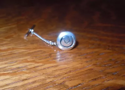 Vintage Mid Century Modern Sterling Silver Tie Pin Tack MCM • $19.99