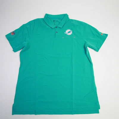 $44.40 • Buy Miami Dolphins Nike NFL On Field Apparel Dri-Fit Polo Men's Teal New