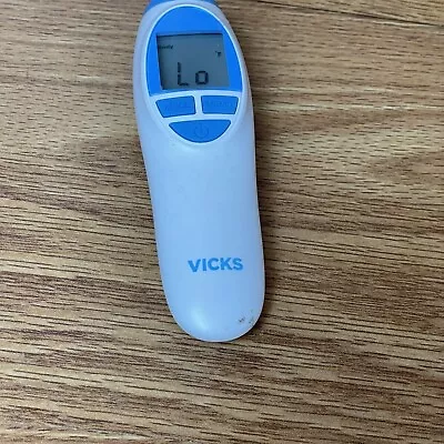Vicks VNT200US White & Blue No Touch 3-in-1 Digital Display Forehead Thermometer • $10.79