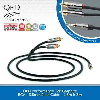 £34.95 • Buy QED Performance Graphite Jack To RCA Phono J2P Audio Interconnect Cable 1.5m 3m