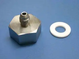 -4AN Nitrous Bottle Nut CGA 660 For NOS Nitrous Bottle Comes With Teflon Washer • $9.95