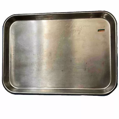 Vollrath Stainless Steel Medical Instrument Or Food Tray 13.5  X 9.5  8013 GUC  • $19.99