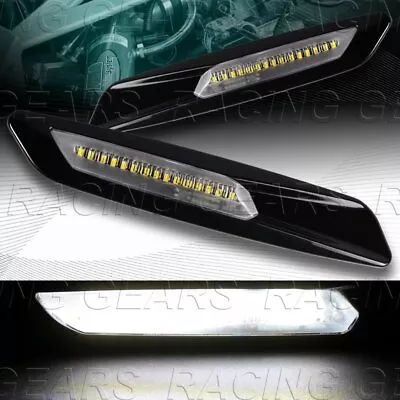 F10 Style Black White Led Side Marker Lights Fit Bmw E81 E87 F30 E90 E92 M3 M5 • $21.95