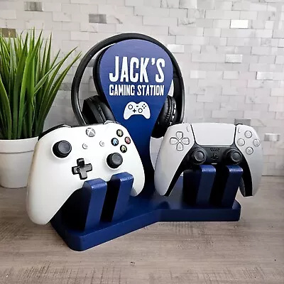 Xbox Controller Holder Stand PS4 PS5 Gaming Station Personalised Charging Dock • £35.99